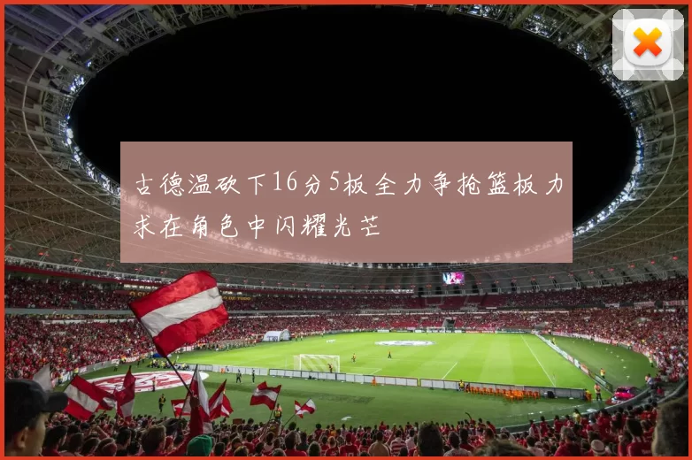 古德温砍下16分5板全力争抢篮板力求在角色中闪耀光芒